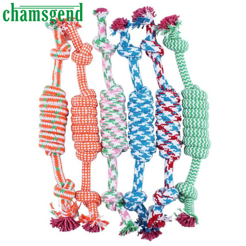 New Qualified Puppy Dog Pet Toy Cotton Braided Bone Rope Chew Knot New Random color Levert Dropship  Levert Dropship dig645