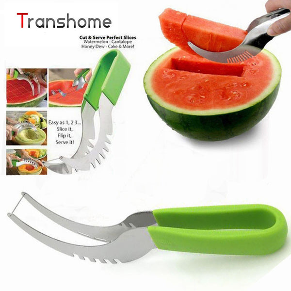 Hot Sale Stainless Steel Watermelon Slicer Corer Melon Smart  Slicer Knife For Watermelon Fruit Slicer kitchen Accessories