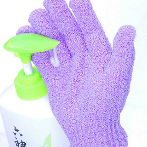 Body Bath Gloves Shower Back Scrub Bath Glove Scrubber Exfoliating Body Sponge For Showering Wash Skin Spa Brush Bathroom Set