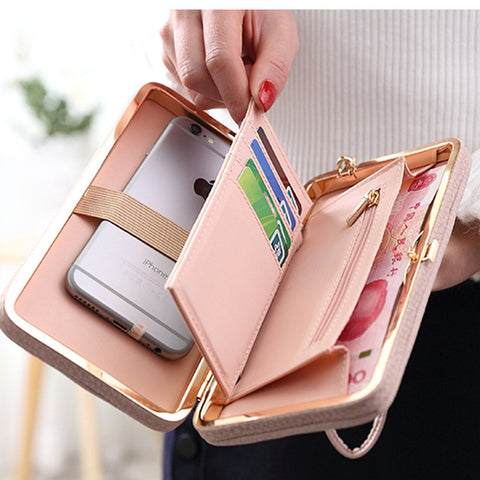 2017 Cartoon Bow-tie Sailor Moon Ladies Long Phone Box Female Bag Women Brand Leather Kawaii Wallet Purse Portefeuille Femme 505