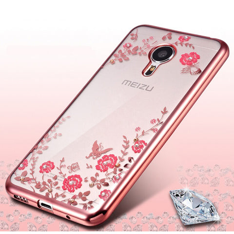 Secret Garden Luxury Plating TPU Silicone Case For Meizu M3S Cases Mini Meizu M3 Note Case U10 M3 Mini Cases Soft Phone Cover