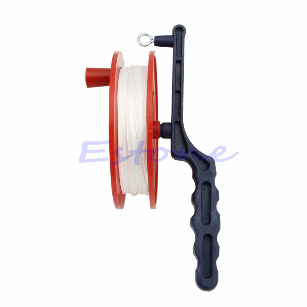 60M Reel Handle Line String Wind Ball Bearing Wheel OutdoorKite Winder Tool