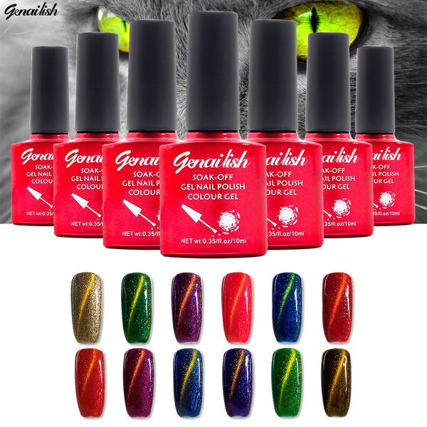 36 Colors Magnetic Cat Eye Gel Nail Gel Polish Long-lasting  UV Fingernail Gel Soak-off LED UV  Color Gel Varnish 10ML/PCS-NK2