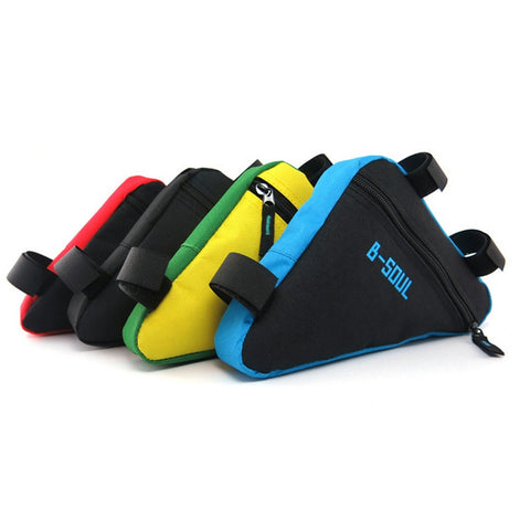 Waterproof 1.5L Triangle Cycling Bicycle Front Tube Frame Bag Mountain MTB Bike Pouch Holder Saddle Bag 4 Colors
