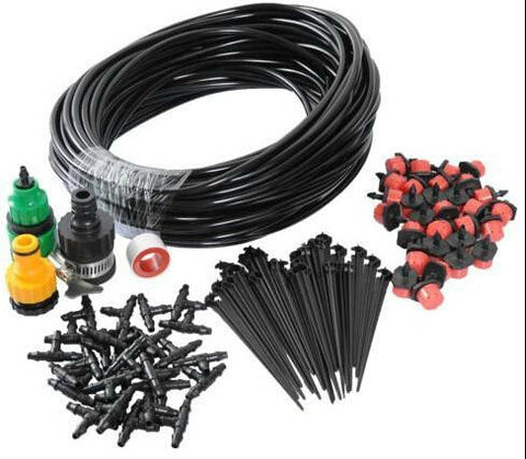 Top Quality DIY Micro Drip Irrigation System Automatic Plant Garden Watering Kit Gardening Drip Irrigation 25M Hose 30Drippers