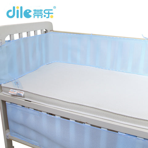 Dele Baby Bed Bumpers Baby Crib Bumper Summer Breathable Kid Bedding Set  infant Bedding Set 3d Bedding Sets Baby Bed Bumper