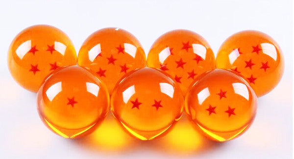 1 piece 3.5CM Japan Anime Dragon ball Z action figures crystal ball 1 2 3 4 5 6 7 star to choose retail Collectible Model Toy