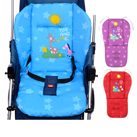 Baby Stroller Mat Red,Blue,Purple Outdoor Chair Cushions,Soft Feeding Chair Seat Pad,Blue Baby Seat  Mat Cushion for Chair Sofa