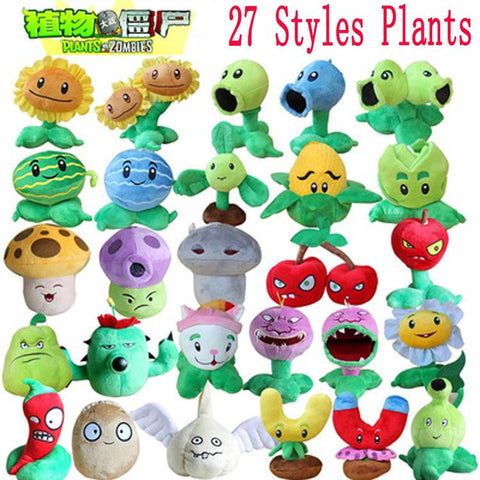 27 Styles Plants vs Zombies Plush Toys 13-20cm Plants vs Zombies Soft Stuffed Plush Toys Doll Baby Toy for Kids Gifts Party Toys