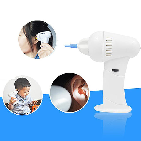 New Electric ear cleaner Earwax spoon digging luminous dig Ear Syringe child baby ears cleaning with light M3