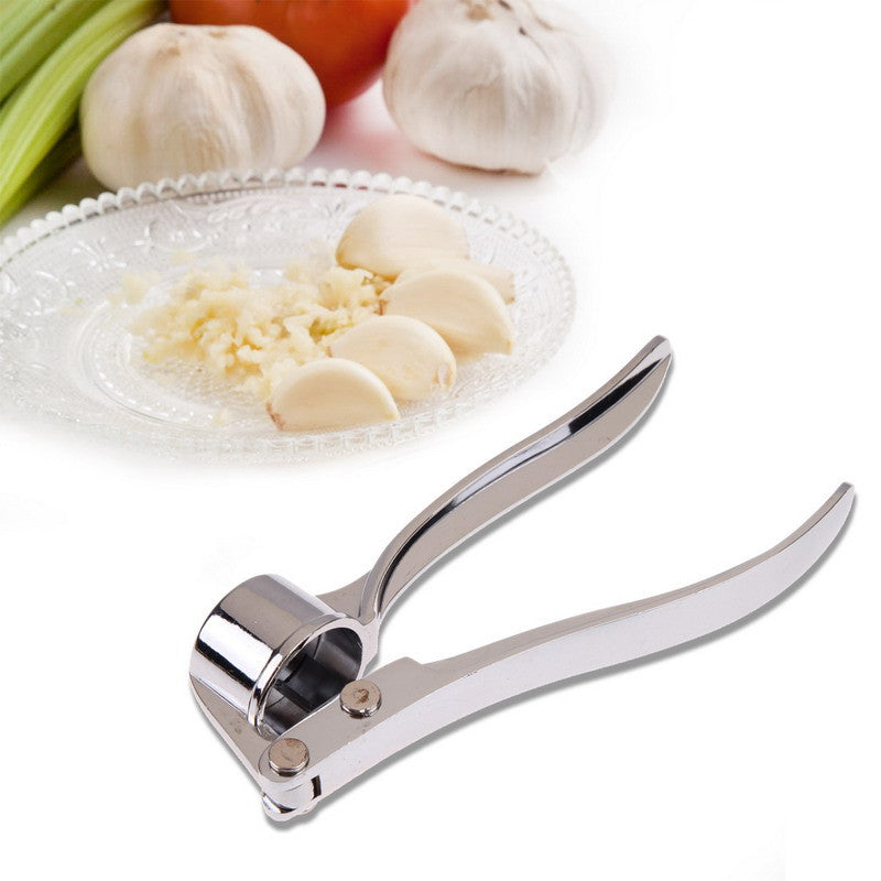3 cm Round Head Stainless Steel Crusher Garlic Presses Gadget Fruit & Vegetable Squeeze Kitchen Tools Kitchen Accessories