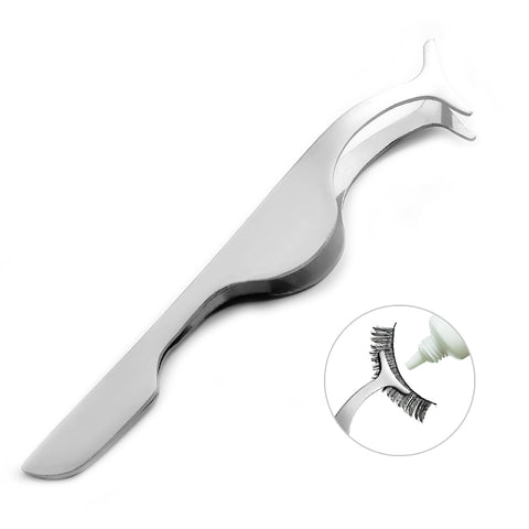 1pc New False Eyelashes curler Extension lash mascara Applicator Remover steel Tweezers Clip para Makeup Tool Hot gift