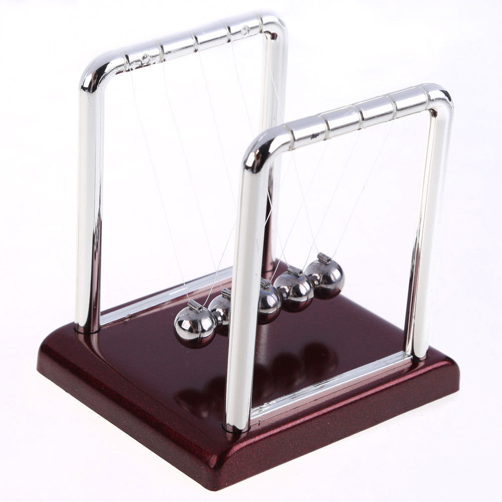 Early Fun Development Educational Desk Toy Gift Newtons Cradle Steel Balance Ball Physics Science Pendulum