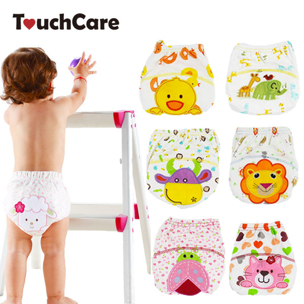 Baby/Infant Cotton Waterproof Reusable Nappy Diaper Training Pants Briefs Boy Girl Underwear Washable  Fraldas Reutilizaveis