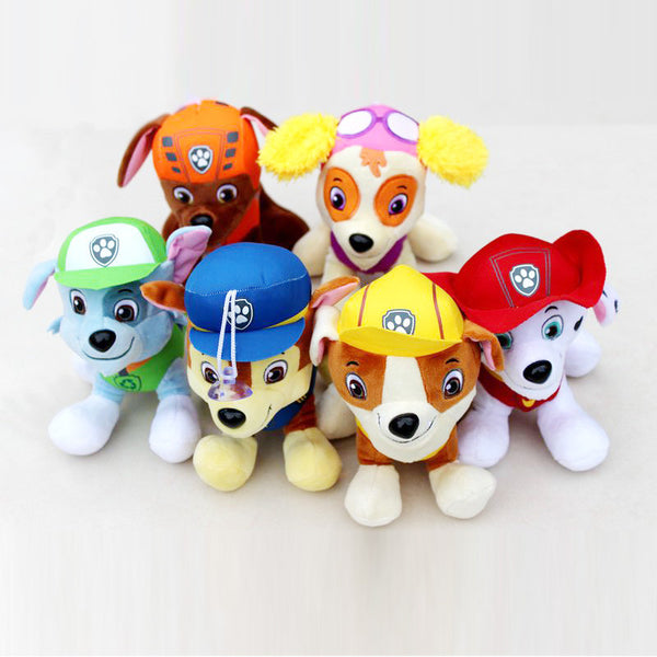 20CM Canine Patrol Dog Toys Russian Anime Doll Action Figures Car Patrol Puppy Toy Patrulla Canina Juguetes Gifts for Children