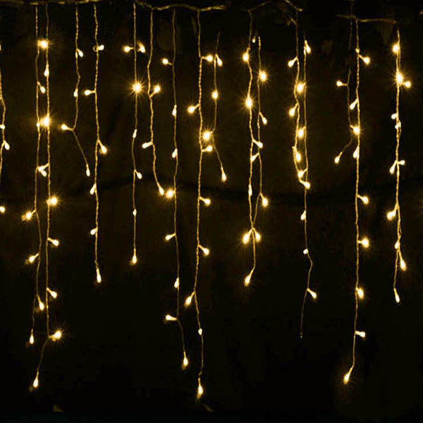 Connector 5M x 0.4M 0.5M 0.6M led curtain icicle string lights led fairy lights Christmas lamps Icicle Lights Xmas Wedding Party