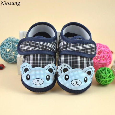 Newborn Girl Boy Soft Sole Crib Toddler Shoes Canvas Sneaker Baby Kids First Walkers Anti-Slip Shoes wholesale