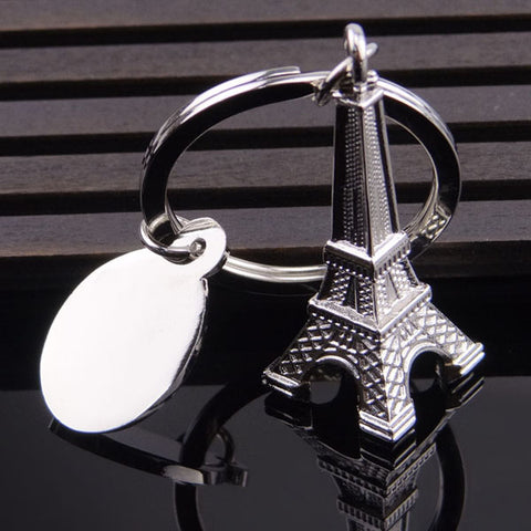 Free Shipping! paris eiffel keychain chaveiro tower key chain llavero key ring la tour eiffel porte clef key holder keyring gift