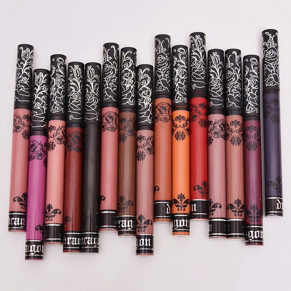 15 Colors Sexy Lip Gloss Matte Liquid Lipstick Waterproof Long Lasting Maquiagem Batom