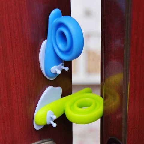 EVA Plastic Baby Safety veiligheid seguridad bebe Snail Shape Cabinet Door Stopper Lock bloque porte enfant securite 3 Pcs