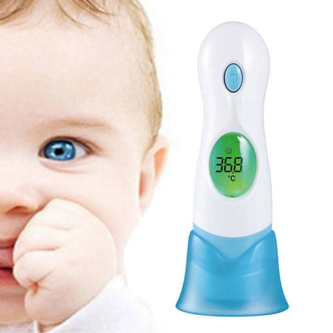 8 in 1 LCD Digital Infrared Ear Thermometer Forehead For Baby Pet Toy Child Family Newest Hot Health Care 1Pc