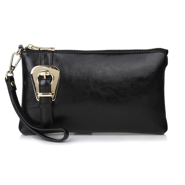 Fashion Buckle  Furly Candy Handbags Women Genuine Cow Leather Shoulder+Messenger+Clutch Purses+ Wristlet Bags,CN-8008