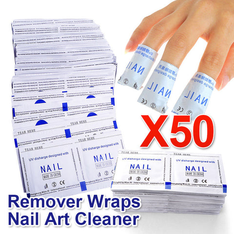 Belen 2015 Professional 50 Pcs / Lot Gel Polish Remover Wraps Nail Art Gel Polish Nail Art Cleaner Drop Shipping