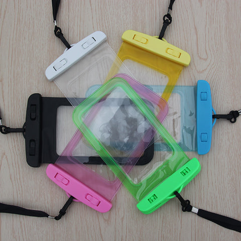 2017 New phone bag underwater waterproof phone bag diving bag mobile phone pouch case for iphone4 5S 6 7 Plus for Samsung Galaxy
