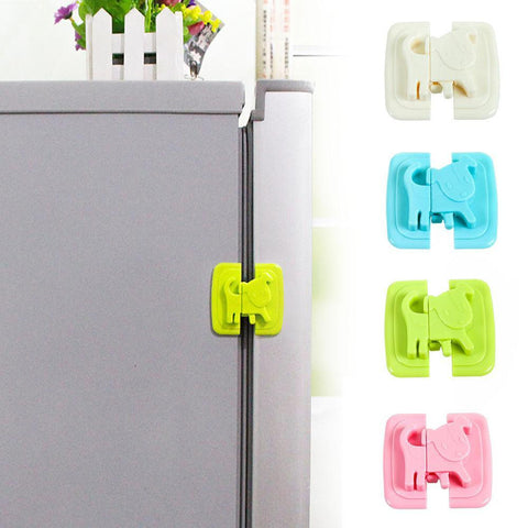 1 piece cartoon shape Kids Baby Care Safety Security Cabinet Locks & Straps Products For Fridge Door Cabinet Locks A2