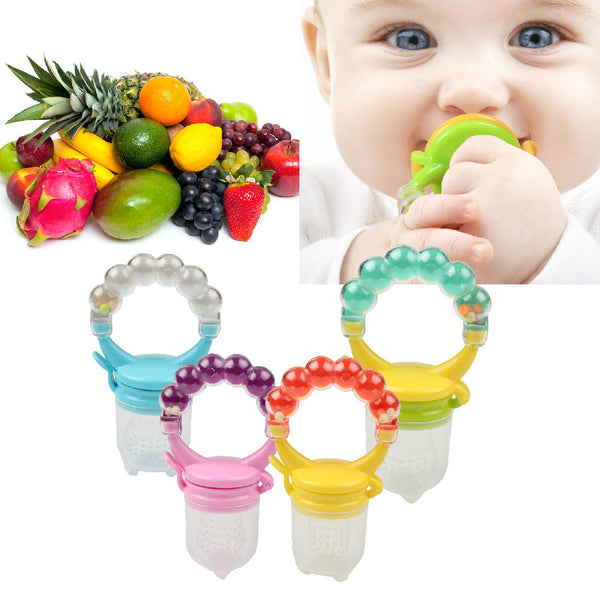 1 Pcs Fresh Food Nibbler Baby Pacifiers Feeder Kids Fruit Feeder Nipples Feeding Safe Baby Supplies Nipple Teat Pacifier Bottles