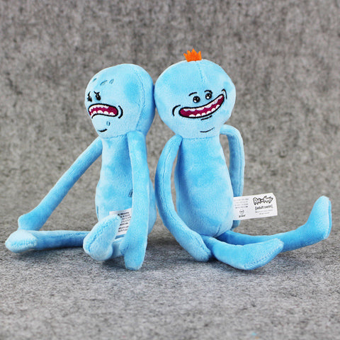 1pcs Rick and Morty Happy & Sad Mr. Meeseeks stuffed plush toy free shipping