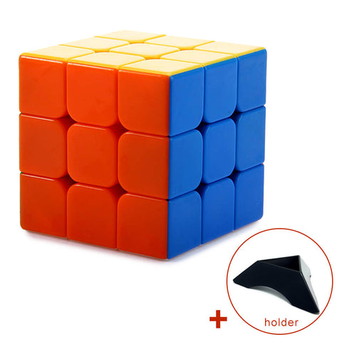 Professional Speed Fantasy 3x3x3 Magic Cube Keyring Puzzle Keychain Speed Toy Three Layers Magic Cubes Brain Teaser Gift