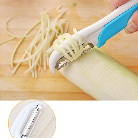 Double Side Kitchen Gadget Vegetable Fruit Carrot Parer Slicer Cutter Shredder Stainless Steel Peeler Fruit  Vegetable Tools