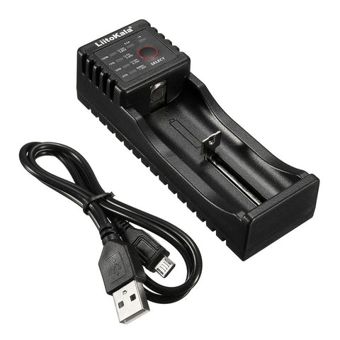 Lii-100 1.2 V / 3 V / 3.7 V / 4.25V 18650/26650/18350/16340/18500/AA/AAA battery charger lii100 in all shapes and size