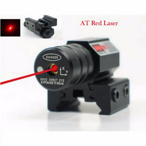 50-100 Meters Range 635-655nm Red Dot Laser Sight Pistol Adjust 11mm&20mm Picatinny Rail