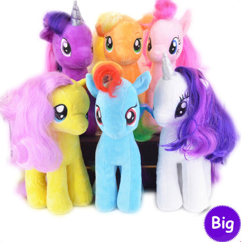 18CM 6 Colors 2016 Fresh Plush Unicorn Horse Stuffed  Animals Toys Baby Infant Girls Toys Birthday Gift Rainbow Dash