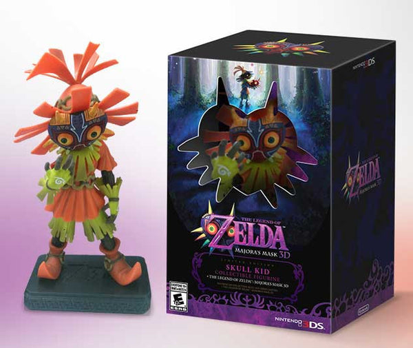 Legend of Zelda FIGURE Majoras Mask FIGURE 3D Limited-Edition Bundle - Nintendo 3DS
