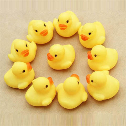 New One Dozen (12) Rubber Duck Duckie Baby Shower Water Birthday Favors Gift free shipping vee Just for you