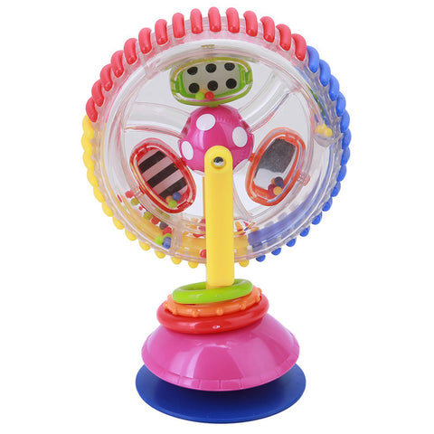 Baby Toy Three-color model Rotating Windmill Noria Stroller Dining Chair with suction cups Educational Toys For Babies