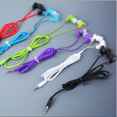 MOONBIFFY Hot Sale 3.5mm Earphones Headsets Good Quality Stereo Earbuds for mobile phone MP3 MP4