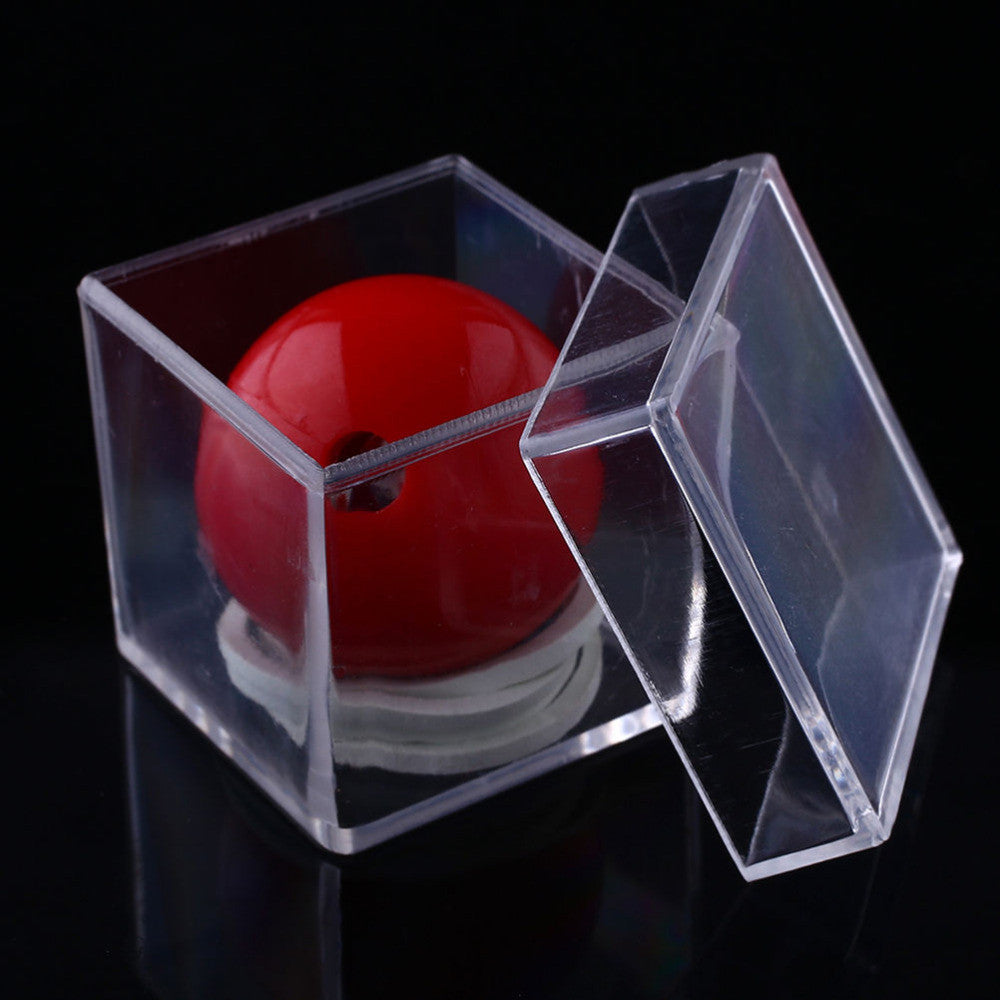 Funny Children Stage Magic Toy Clear Ball Through Box Illusion ConJuring Prop Magia Magic Tricks Sell Fun For Magicians
