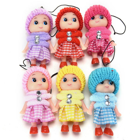 Kawaii Kids Toys Soft Interactive Baby Dolls Toy Mini Doll For Girls Free Shipping