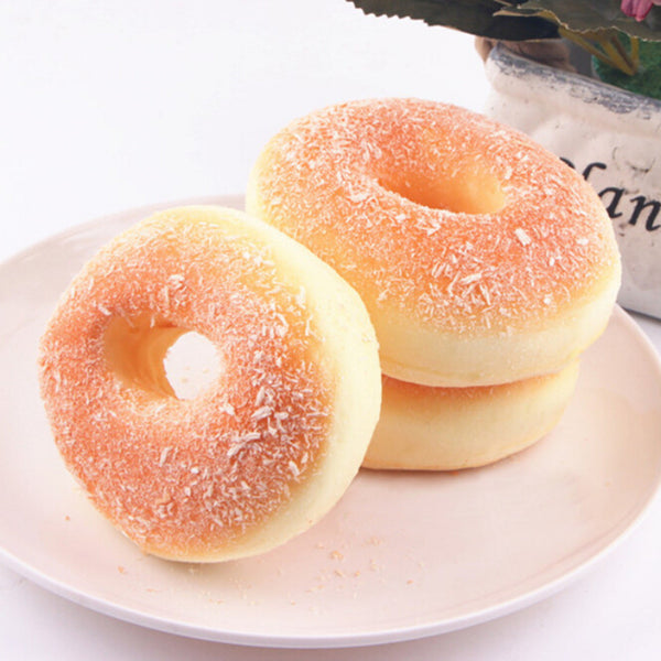 Simulation Donuts Decor Charms Baby Kids Children Food Pretend Play Kitchen Toys Squishy Bagels Bread Fake Doughnut