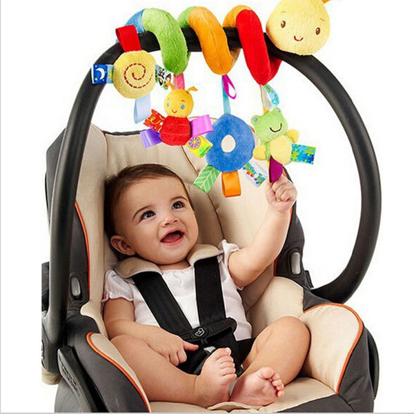 2016 New Infant Toys Baby Crib Revolves Around The Bed Stroller Playing Toy Crib Lathe Hanging Baby Rattles Mobile
