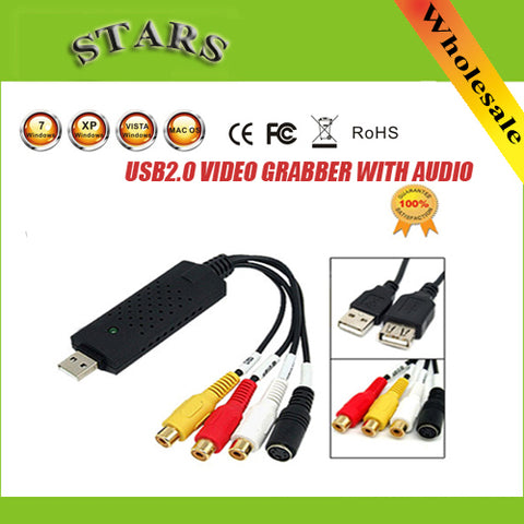 USB 2.0 video card capture grabber Adapter of chipset STK1160 for TV VHS DVD to usb converter support Windows