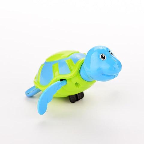 Essential New Born babies Swim Turtle Wound-up Chain Small Animal Baby Children Bath Toy Classic Toys Random Color