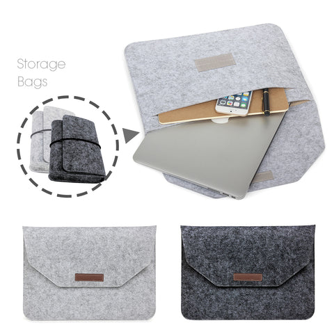 New Fashion Soft Sleeve Bag Case For Apple Macbook Air Pro Retina 11 12 13 15 Laptop Anti-scratch Cover For Mac book 13.3 inch