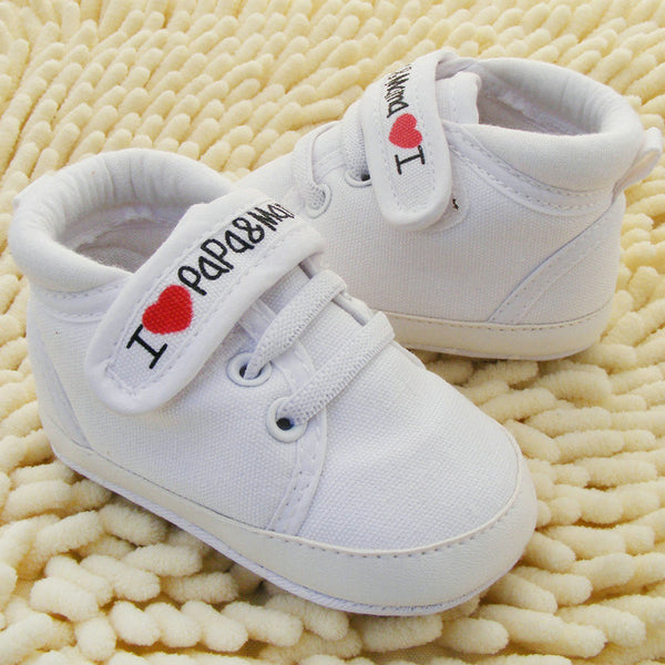 New Baby Kids Boys Girls Casual Toddler Shoes Infant Crib Shoes Lace Up Sneaker X16