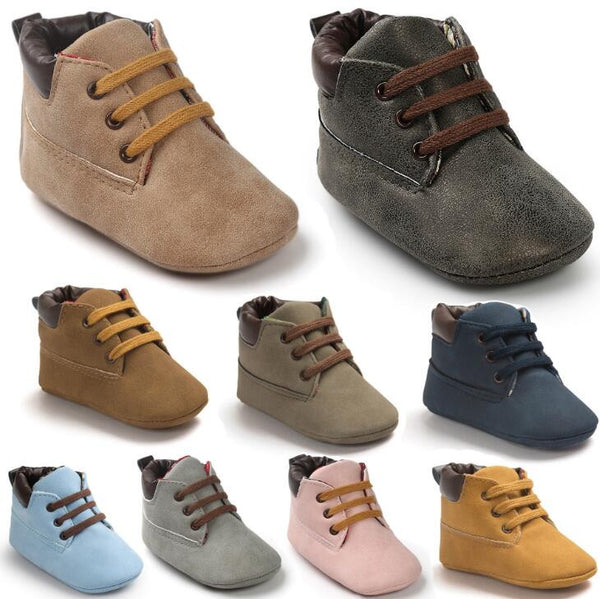 Brand ROMIRUS Winter Outdoor PU Leather Baby moccasins Shoes infant anti-slip first walker soft soled Newborn Baby boy Boots