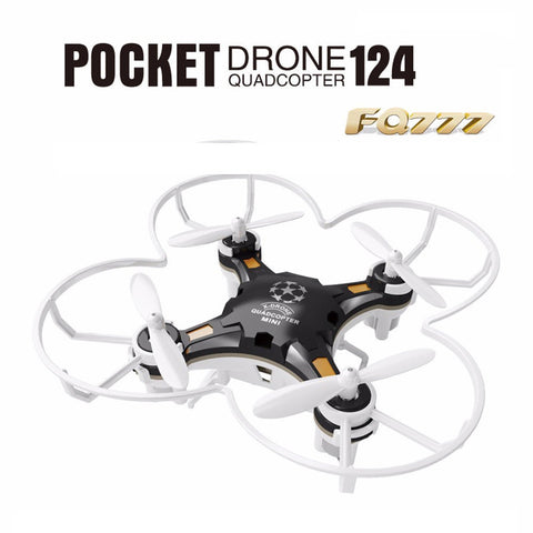 FQ777-124 RC Drone Dron Micro Pocket Drone 4CH 6Axis Gyro Switchable Controller Quadcopter RTF Flying Helicopter Kids Toys Gifts